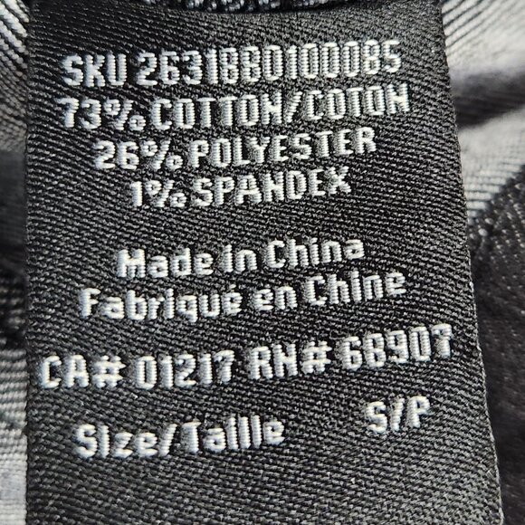 Sophisticated Edge: Le Chateau Black Denim Straight Dress – Size S, Cap Sleeve - Picture 10 of 10